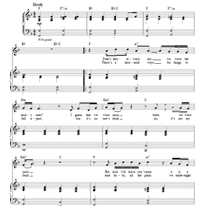 Michael Buble Hold On Musik Noten - Piano & Vocal - 92105-0