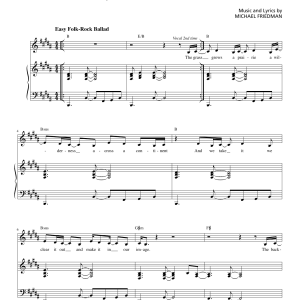 Michael Friedman Second Nature Musik Noten - Piano & Vocal - 159274-0