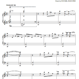 Michael Giacchino Missile Lock Musik Noten - Piano Solo - 30878-0