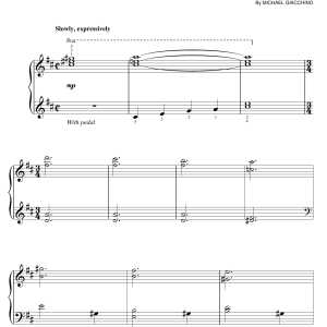Michael Giacchino Paradise Found Musik Noten - Easy Piano - 155967-0