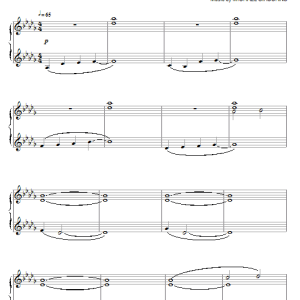 Michael Giacchino Parting Words Musik Noten - Piano Solo - 64077-0