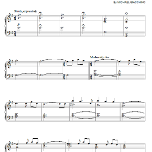 Michael Giacchino Stuff We Did (from Up) Musik Noten - Piano Solo - 70931-0