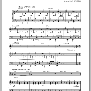 Michael Gore Carrie (from Carrie The Musical) Musik Noten - Piano & Vocal - 154204-0