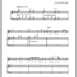Michael Gore Dreamer In Disguise (from Carrie The Musical) Musik Noten - Piano & Vocal - 154202-0