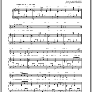 Michael Gore Open Your Heart (from Carrie The Musical) Musik Noten - Piano & Vocal - 154215-0