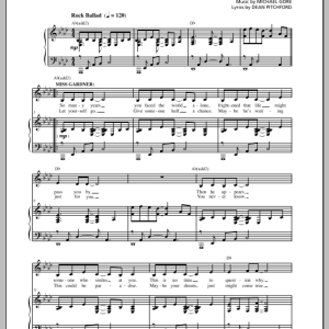 Michael Gore Unsuspecting Hearts (from Carrie The Musical) Musik Noten - Piano & Vocal - 154205-0