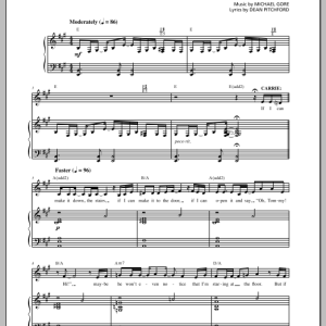 Michael Gore Why Not Me? (from Carrie The Musical) Musik Noten - Piano & Vocal - 154203-0