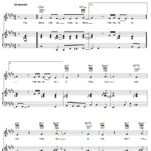 Michael McDonald After The Dance Musik Noten - Piano, Vocal & Guitar Chords - 57375-0