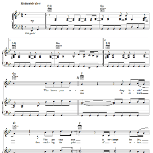 Michael McDonald Enemy Within Musik Noten - Piano, Vocal & Guitar Chords - 65278-0