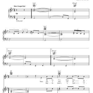 Michael McDonald Hallelujah Musik Noten - Piano, Vocal & Guitar Chords - 65279-0