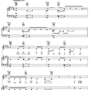 Michael McDonald The Tracks Of My Tears Musik Noten - Piano, Vocal & Guitar Chords - 57368-0