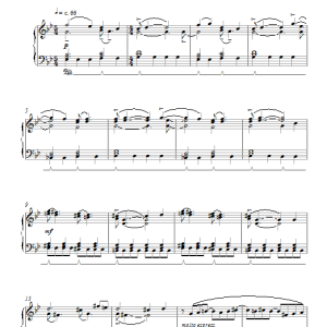 Michael Nyman Bill Musik Noten - Piano Solo - 17695-0