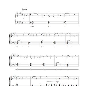 Michael Nyman Diary Of Love (from The End Of The Affair) Musik Noten - Piano Solo - 33191-0