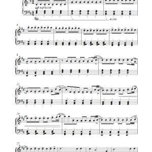 Michael Nyman Franklyn Musik Noten - Piano Solo - 17697-0