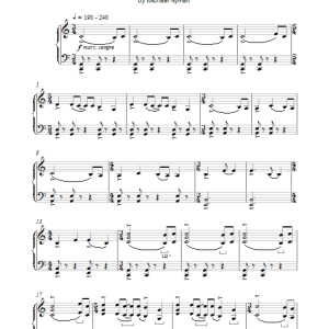 Michael Nyman Here To There Musik Noten - Piano Solo - 17920-0