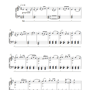 Michael Nyman Love Musik Noten - Piano Solo - 17973-0