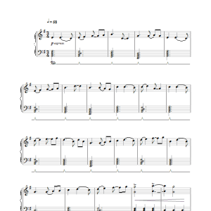 Michael Nyman Odessa Beach (from Man With A Movie Camera) Musik Noten - Piano Solo - 33198-0