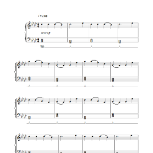 Michael Nyman The Exchange (from The Claim) Musik Noten - Piano Solo - 33196-0