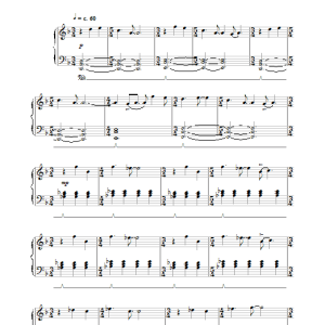 Michael Nyman The Morrow (from Gattaca) Musik Noten - Piano Solo - 33192-0