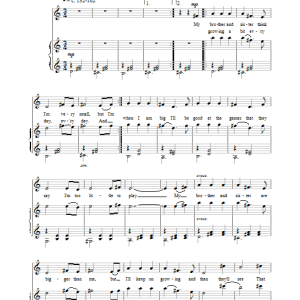 Michael Nyman Titch Musik Noten - Piano, Vocal & Guitar Chords - 33180-0