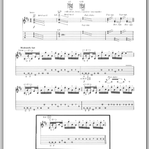 Michael Schenker Captain Nemo Musik Noten - Guitar Tab - 95590-0