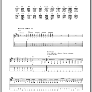 Michael Schenker Into The Arena Musik Noten - Guitar Tab - 95587-0