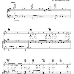 Michael W. Smith Stubborn Love Musik Noten - Piano, Vocal & Guitar Chords - 66839-0
