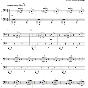 Michael Whalen Walking The Dog Musik Noten - Piano Solo - 21653-0