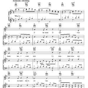 Michel LeGrand Hands Of Time Musik Noten - Piano, Vocal & Guitar Chords - 52612-0