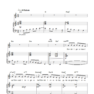 Michel LeGrand How Did I Get To Where I Am Musik Noten - Piano, Vocal & Guitar Chords - 104017-0