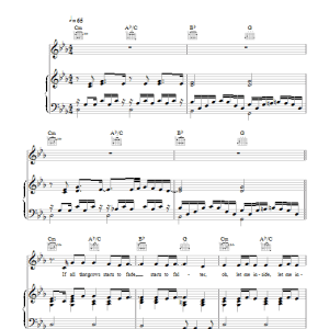 Midlake Acts Of Man Musik Noten - Piano, Vocal & Guitar Chords - 103638-0