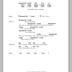 Midlake Young Bride Musik Noten - Guitar Chords/Lyrics - 108919-0