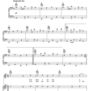 Mika Blue Eyes Musik Noten - Piano, Vocal & Guitar Chords - 73825-0