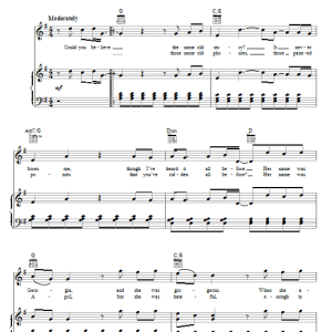 Mika Good Gone Girl Musik Noten - Piano, Vocal & Guitar Chords - 73828-0