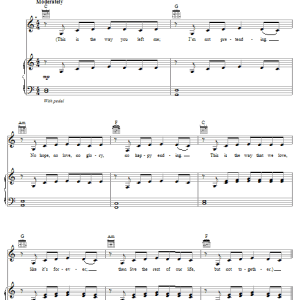 Mika Happy Ending Musik Noten - Piano, Vocal & Guitar Chords - 59051-0