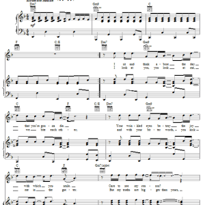 Mika Stuck In The Middle Musik Noten - Piano, Vocal & Guitar Chords - 59044-0