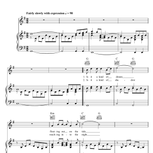 Mike Batt Bright Eyes Musik Noten - Piano, Vocal & Guitar Chords - 107047-0