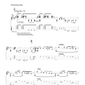 Mike Dowling Little Sister Musik Noten - Guitar Tab - 77924-0