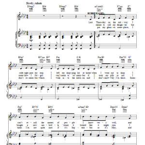 Mike Stoller Selective Memory Musik Noten - Piano, Vocal & Guitar Chords - 88417-0