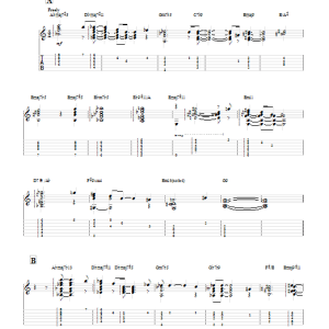 Miles Davis Nefertiti Musik Noten - Solo Guitar - 82684-0