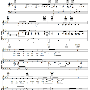 Miley Cyrus I Miss You Musik Noten - Piano, Vocal & Guitar Chords - 62271-0