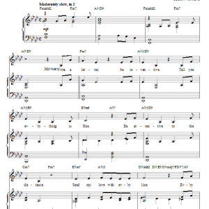 Mindi Dickstein Here Alone Musik Noten - Piano, Vocal & Guitar Chords - 51875-0