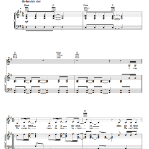 Miranda Lambert Love Song Musik Noten - Piano, Vocal & Guitar Chords - 80484-0