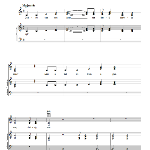 Miranda Lambert Run Daddy Run Musik Noten - Piano, Vocal & Guitar Chords - 91220-0