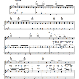 Miranda Lambert Safe Musik Noten - Piano, Vocal & Guitar Chords - 88318-0