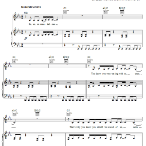 Mis-Teeq Scandalous Musik Noten - Piano, Vocal & Guitar Chords - 28468-0