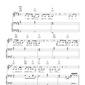 Missy Higgins Where I Stood Musik Noten - Piano, Vocal & Guitar Chords - 104001-0