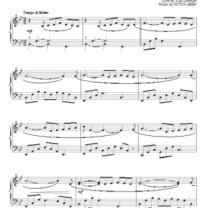 Mitch Leigh The Impossible Dream (The Quest) Musik Noten - Piano Solo - 98369-0