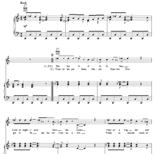 Mitch Ryder Devil With The Blue Dress Musik Noten - Piano, Vocal & Guitar Chords - 59343-0