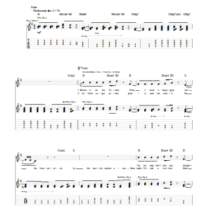 Modest Mouse Blame It On The Tetons Musik Noten - Guitar Tab - 31736-0